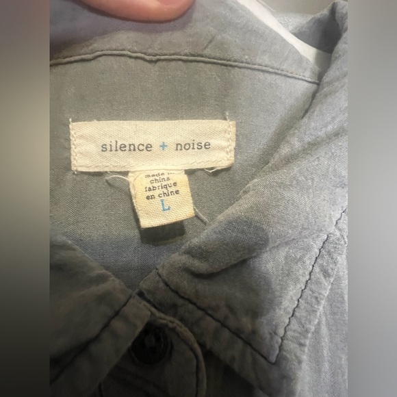 Silence + Noise Charcoal Grey Swing Dress Size Large. Lightly worn - Picture 5 of 7